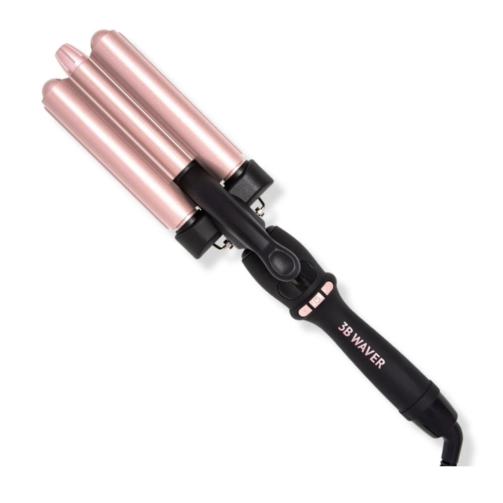 BEACHWAVER Co. 3B Waver Curling Wand - Midnight Rose - New In Box